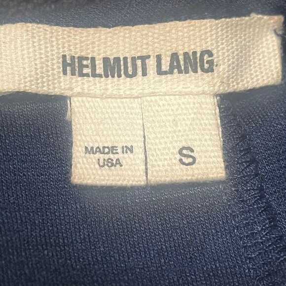 HELMUT LANG Sleeveless Knot Top in Dark Lapis Size Small - Picture 6 of 7